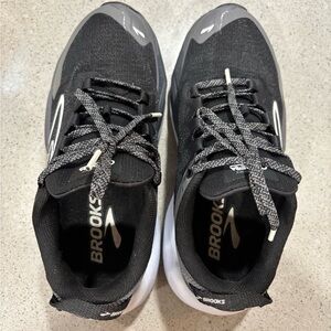 Brooks Black and Gray Athletic Shoes
